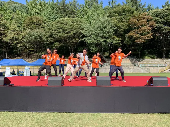 교구 청소년 축제 무대